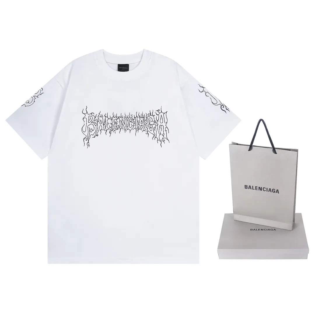 【 . Quality】BALENCI*GA/ .2024New Arrival LOGO T 。 . Authentic ， ！ ZP 。 260 ， . ， ，。 。Classic LOGO ， ， 。 . ， ， ， OS . Same Style ：BL 233303 ：Black,White，Yellow， Size：XS L